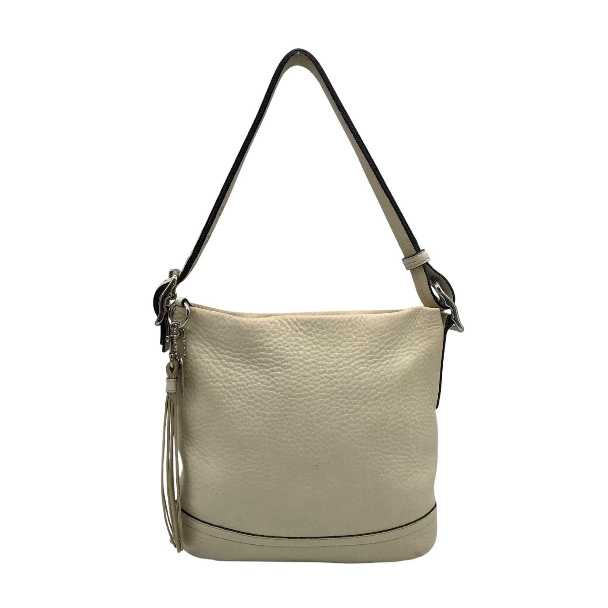 Coach Bone White Leather Medium Slim Legacy Shoulder Bag 1427
