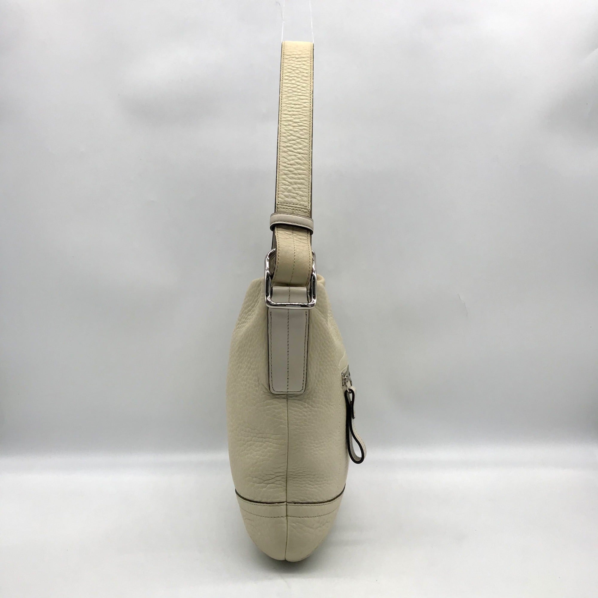 Coach Bone White Leather Medium Slim Legacy Shoulder Bag 1427