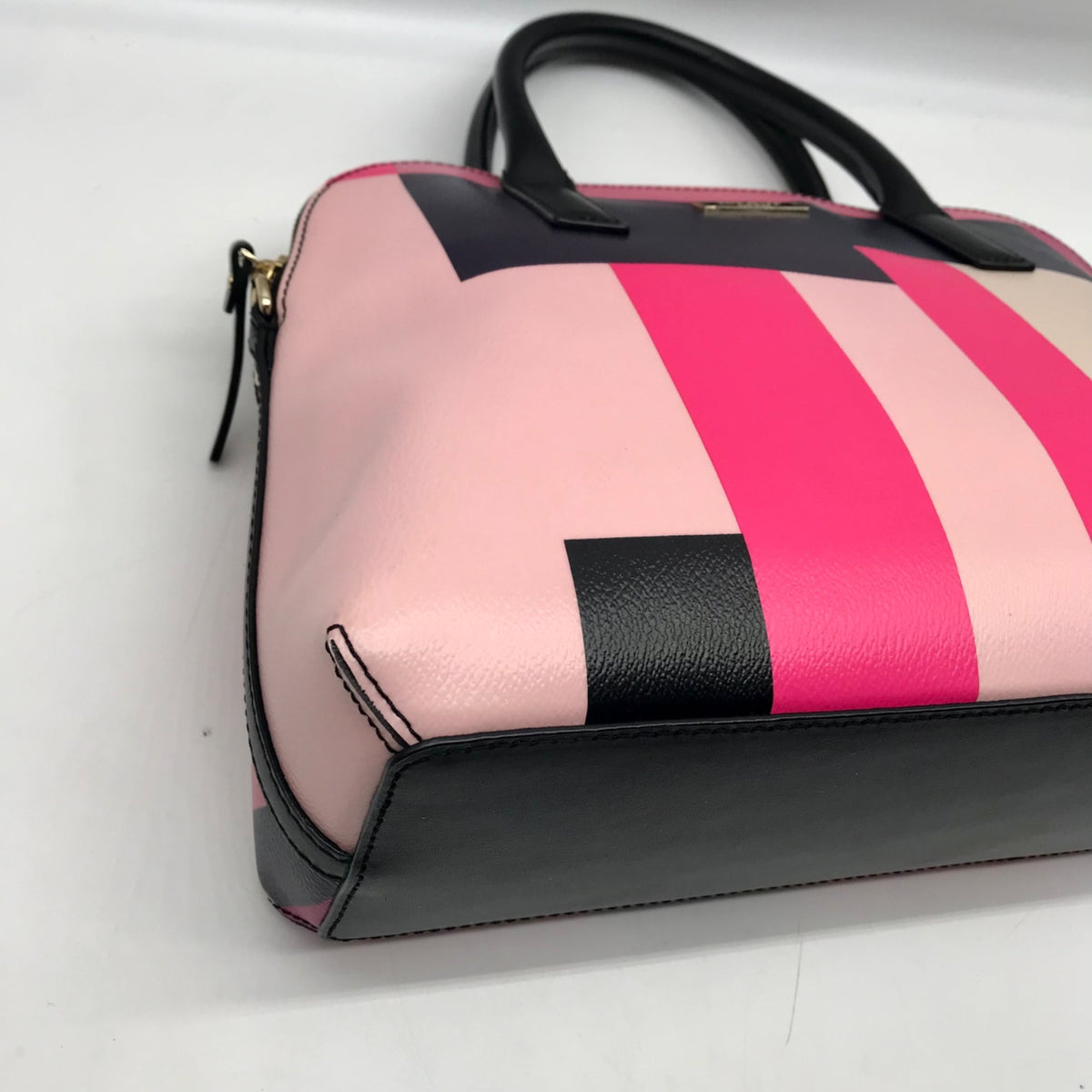 Kate Spade Pink Leather Convertible Satchel And Wallet
