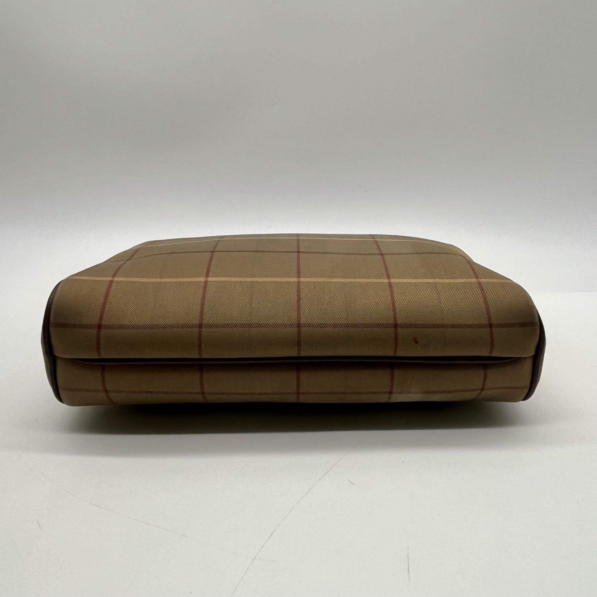 Burberrys Vintage Nova Check Canvas Zip Pouch