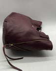 Aimee Kestenberg Burgundy Genuine Leather Hobo Bag