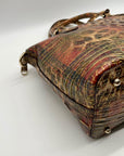 Brahmin Multi-Color Leopard Duxbury Satchel
