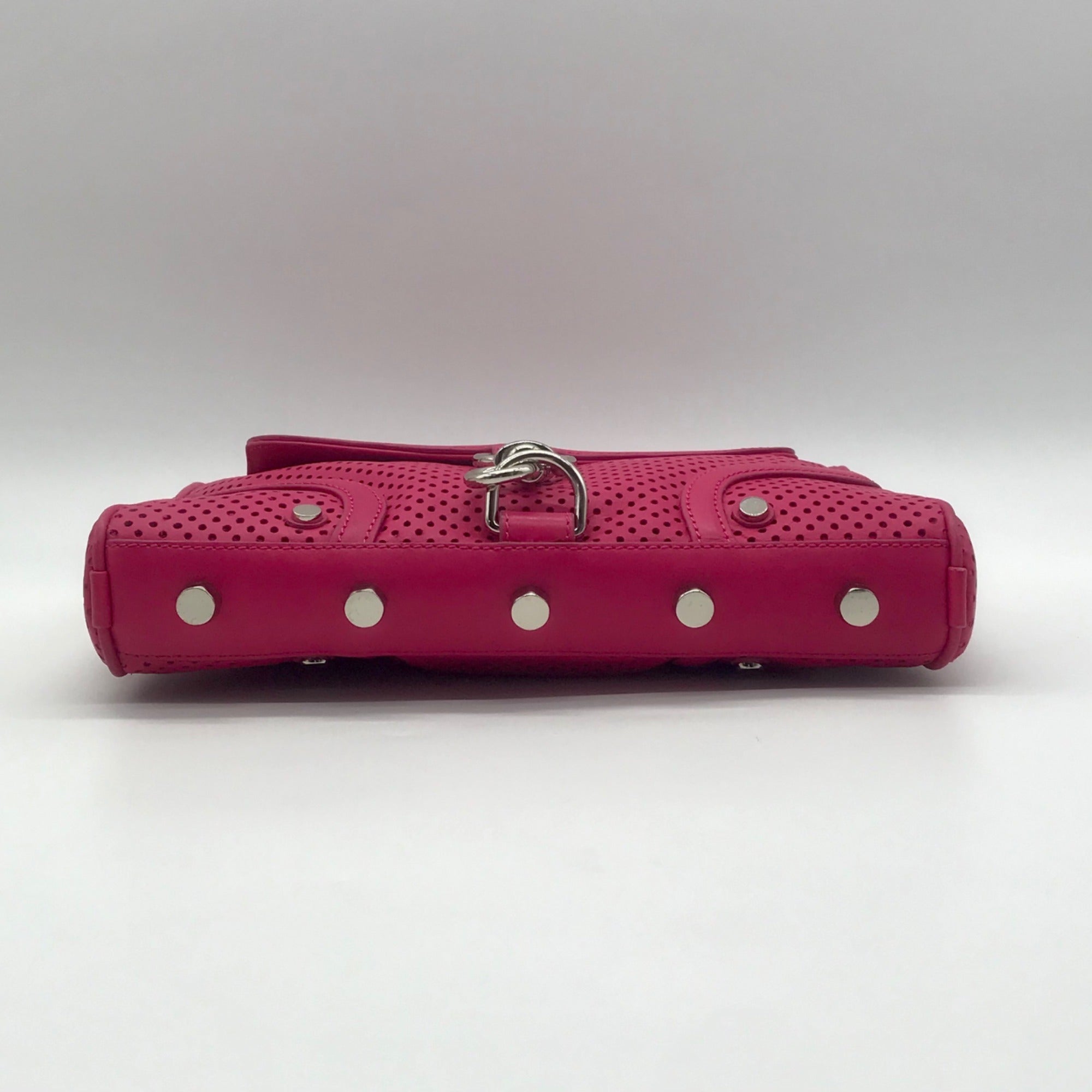 Rebecca Minkoff Pink Perforated Leather Crossbody Bag