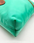 Dooney & Bourke Teal Nylon Double Zip Crossbody Bag