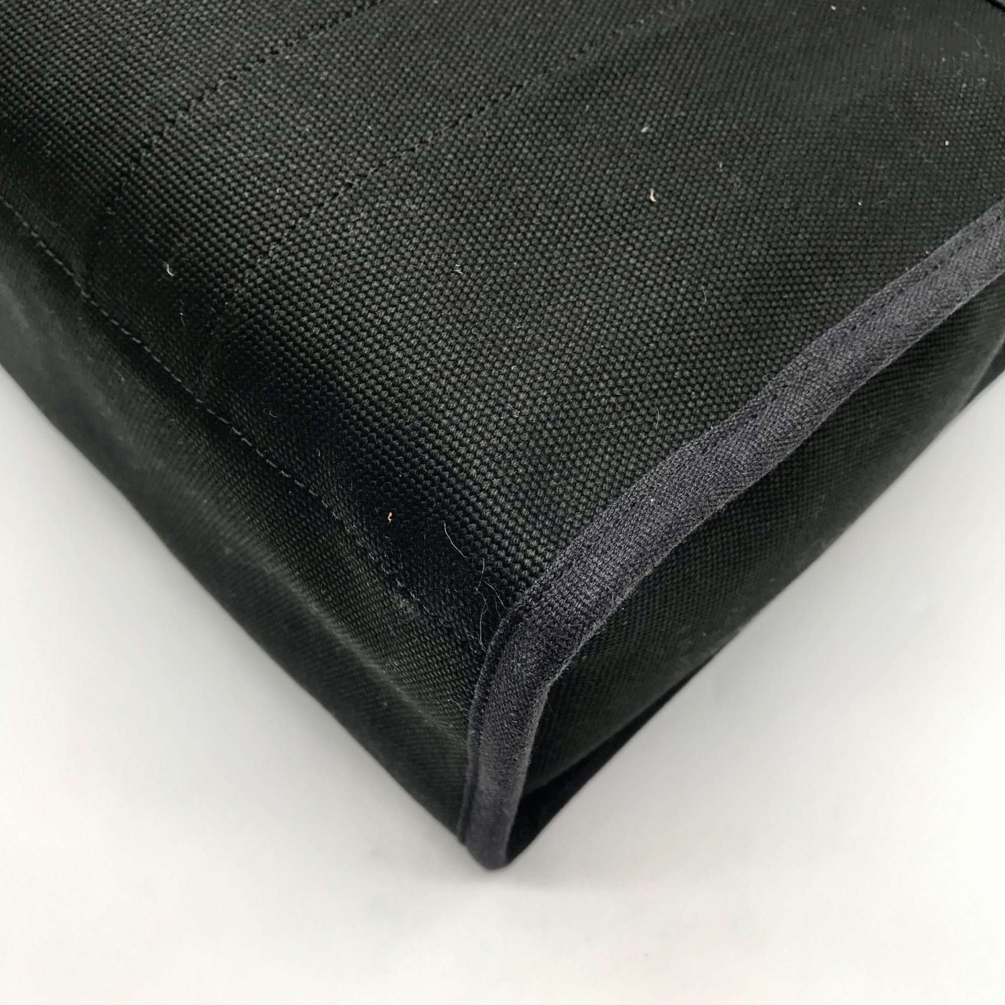 Coach Black Canvas Cargo Tote Bag 42 CP158