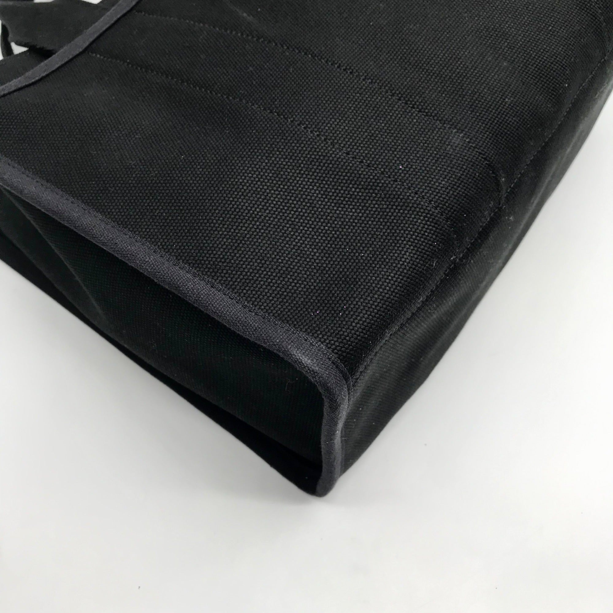 Coach Black Canvas Cargo Tote Bag 42 CP158