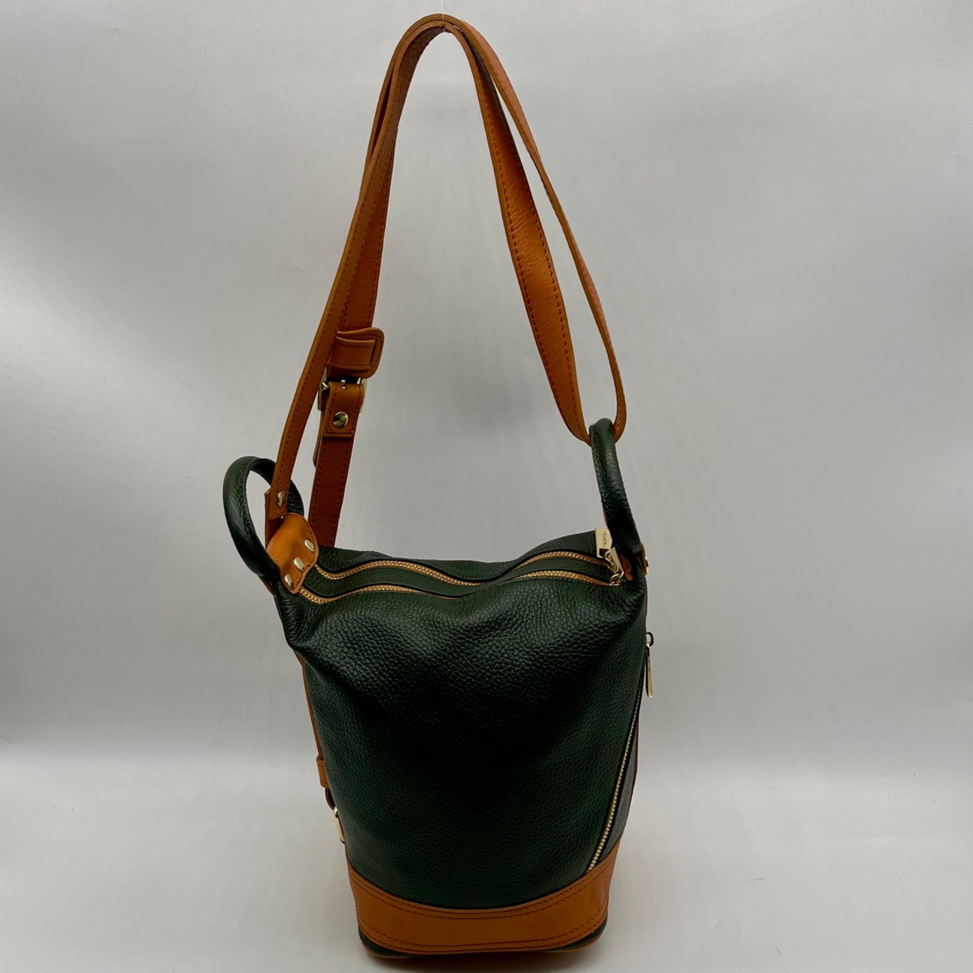 Valentina Firenze Leather Convertible Backpack and Purse