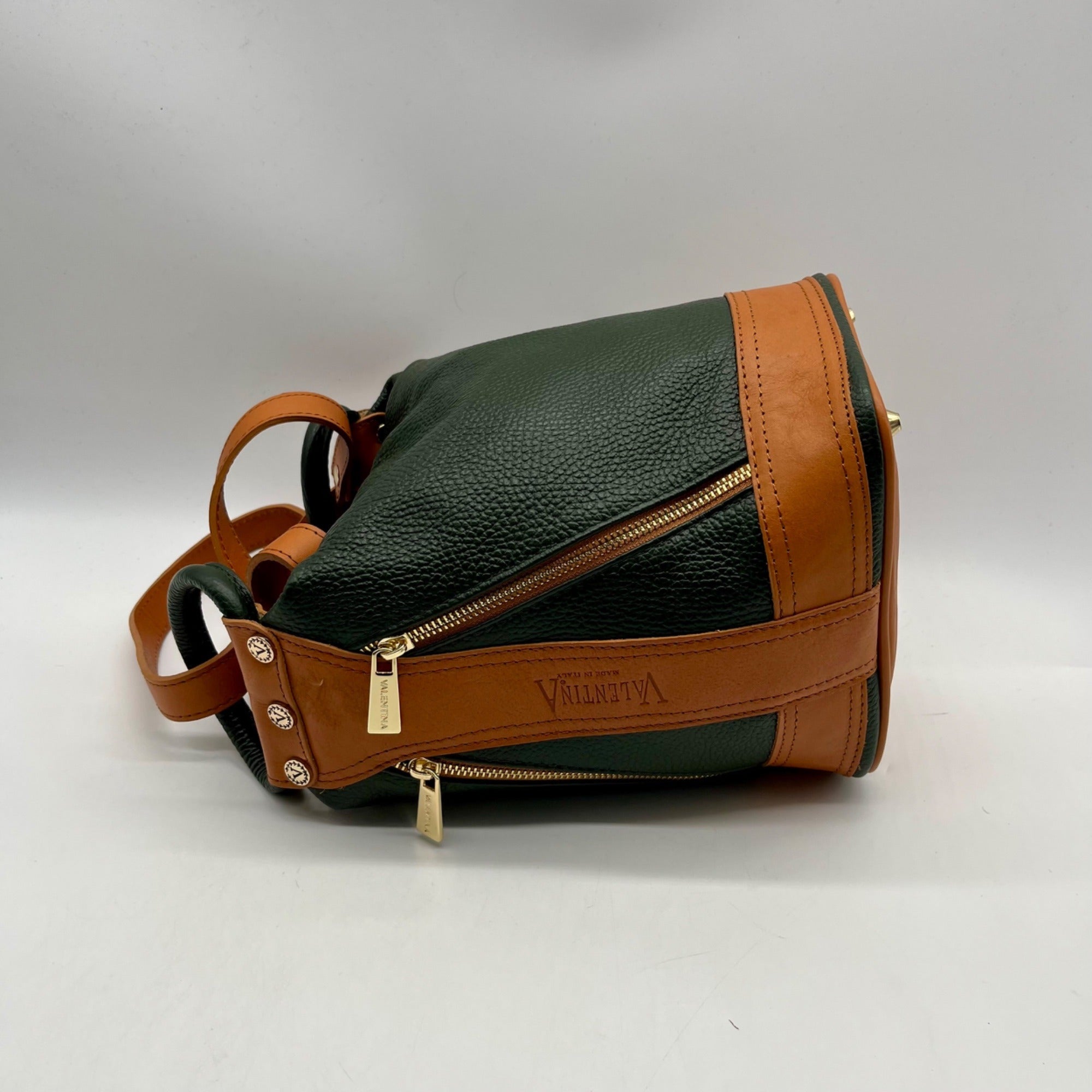 Valentina Firenze Leather Convertible Backpack and Purse