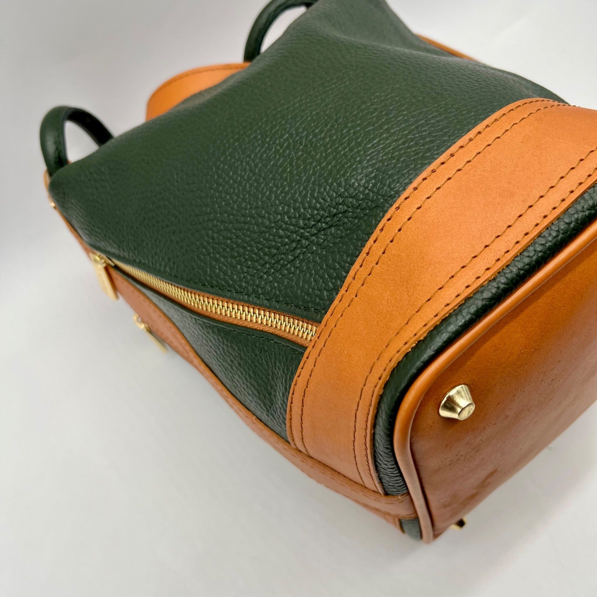 Valentina Firenze Leather Convertible Backpack and Purse