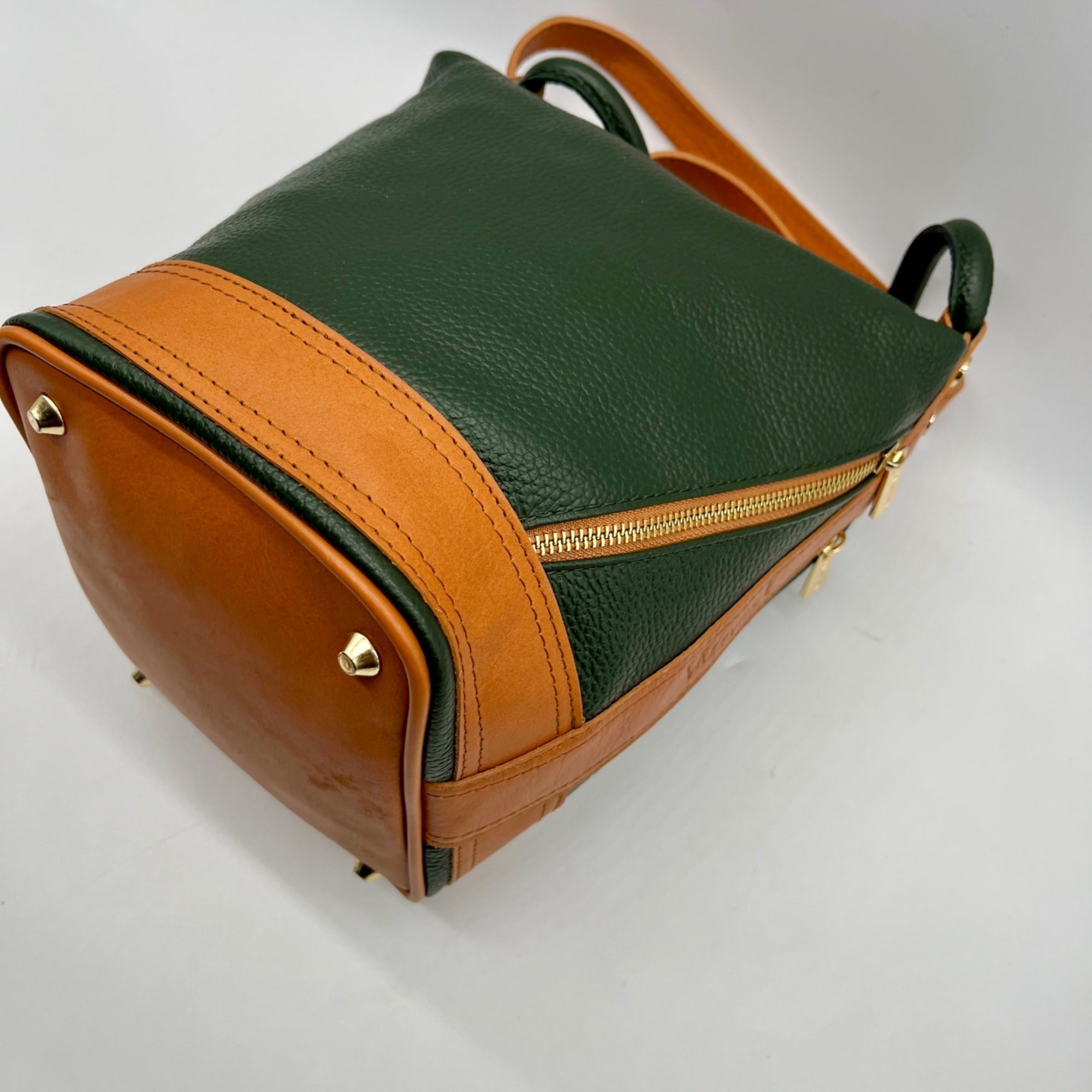 Valentina Firenze Leather Convertible Backpack and Purse