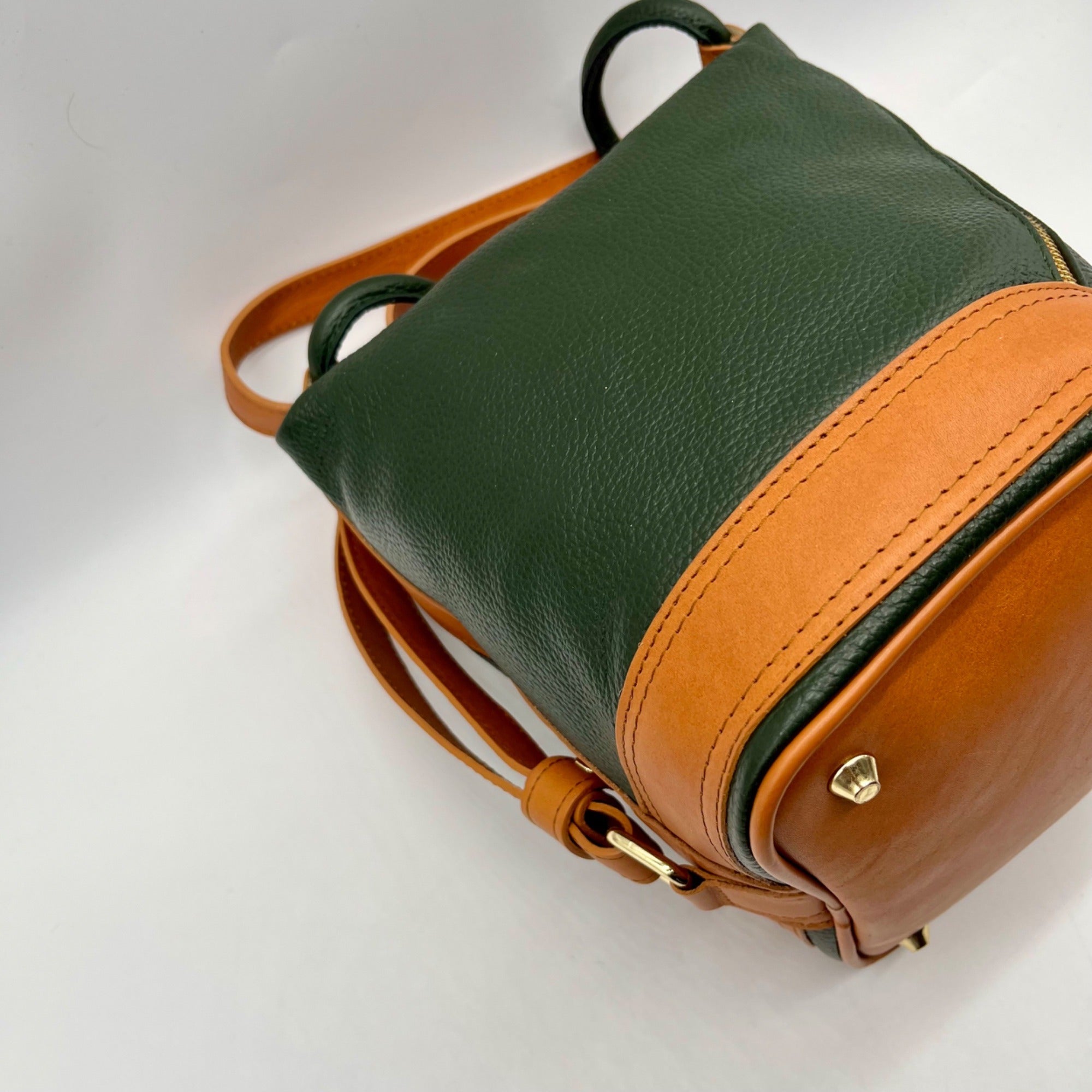 Valentina Firenze Leather Convertible Backpack and Purse