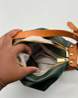 Valentina Firenze Leather Convertible Backpack and Purse