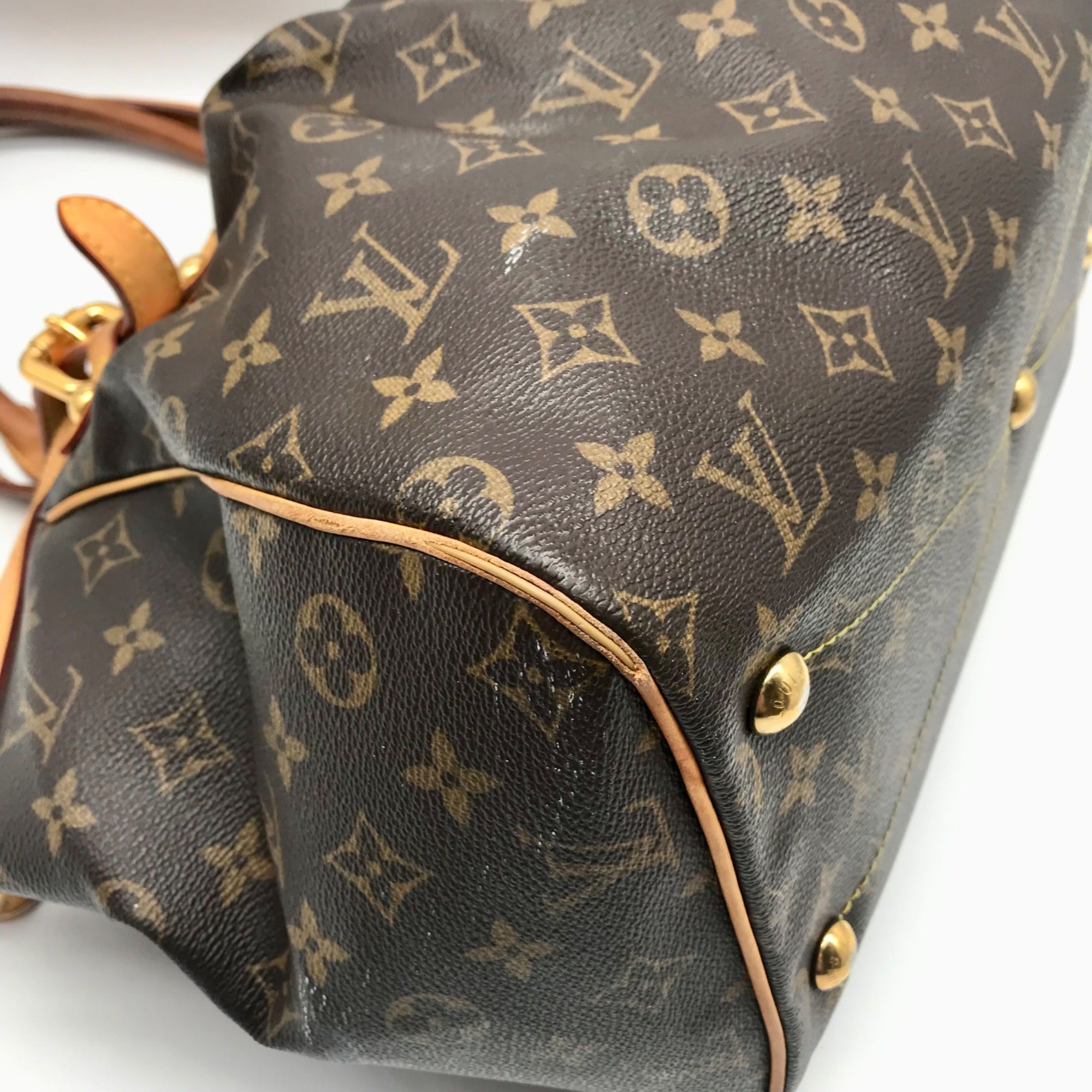 Louis Vuitton Brown Monogram Coated Canvas Tivoli GM Satchel