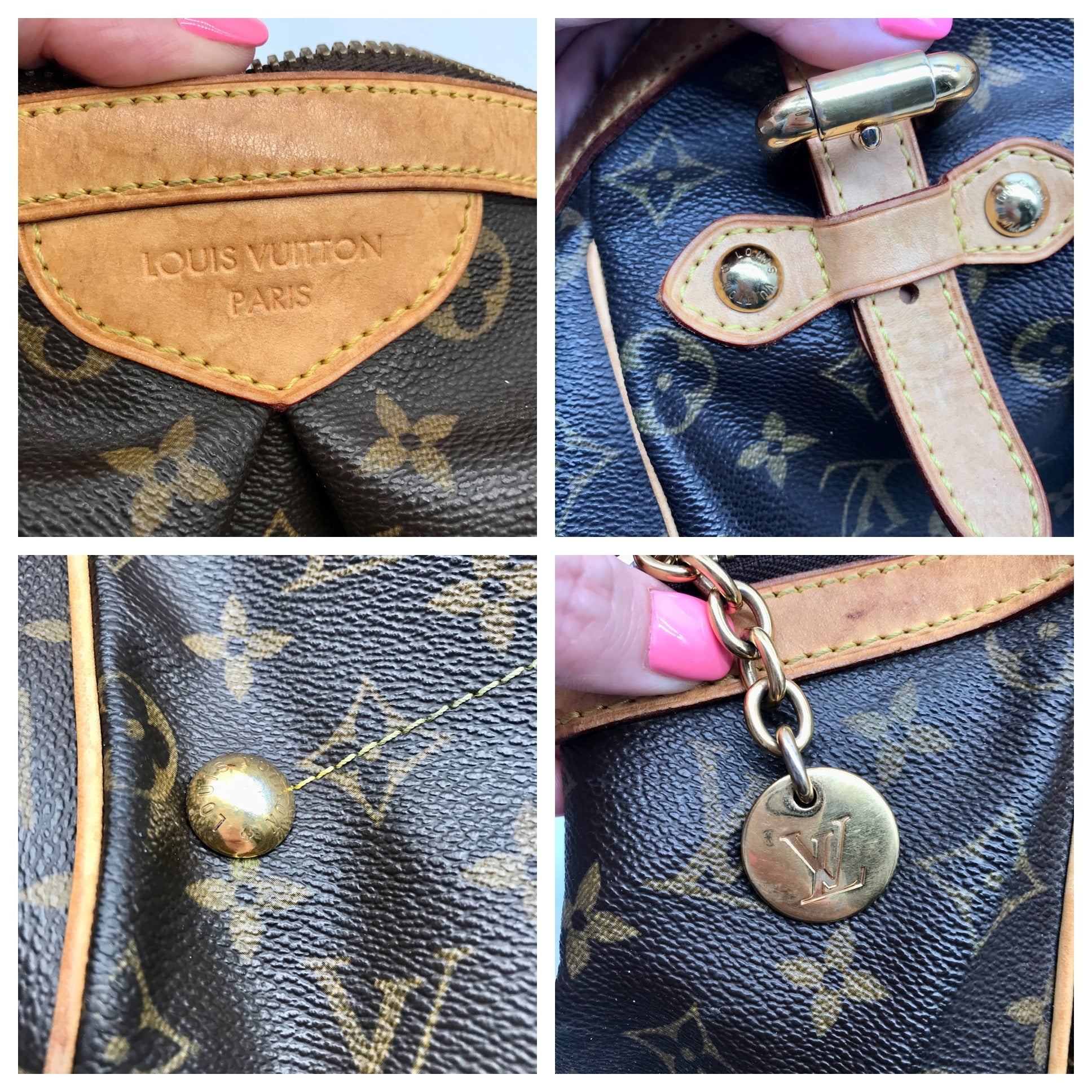 Louis Vuitton Brown Monogram Coated Canvas Tivoli GM Satchel