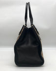 Coach Brown Monogram Jacquard Canvas Crosby Carryall Satchel