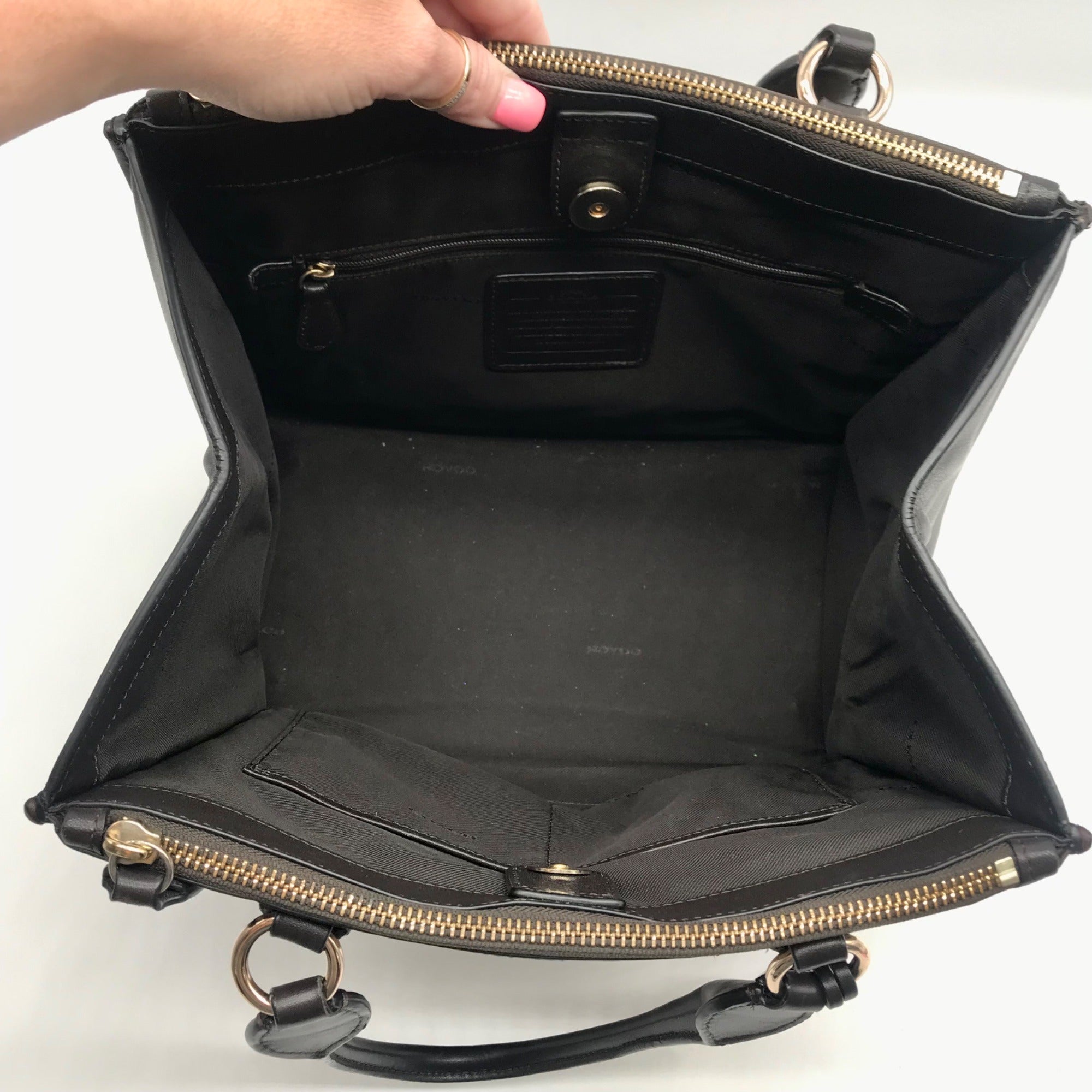 Coach Brown Monogram Jacquard Canvas Crosby Carryall Satchel