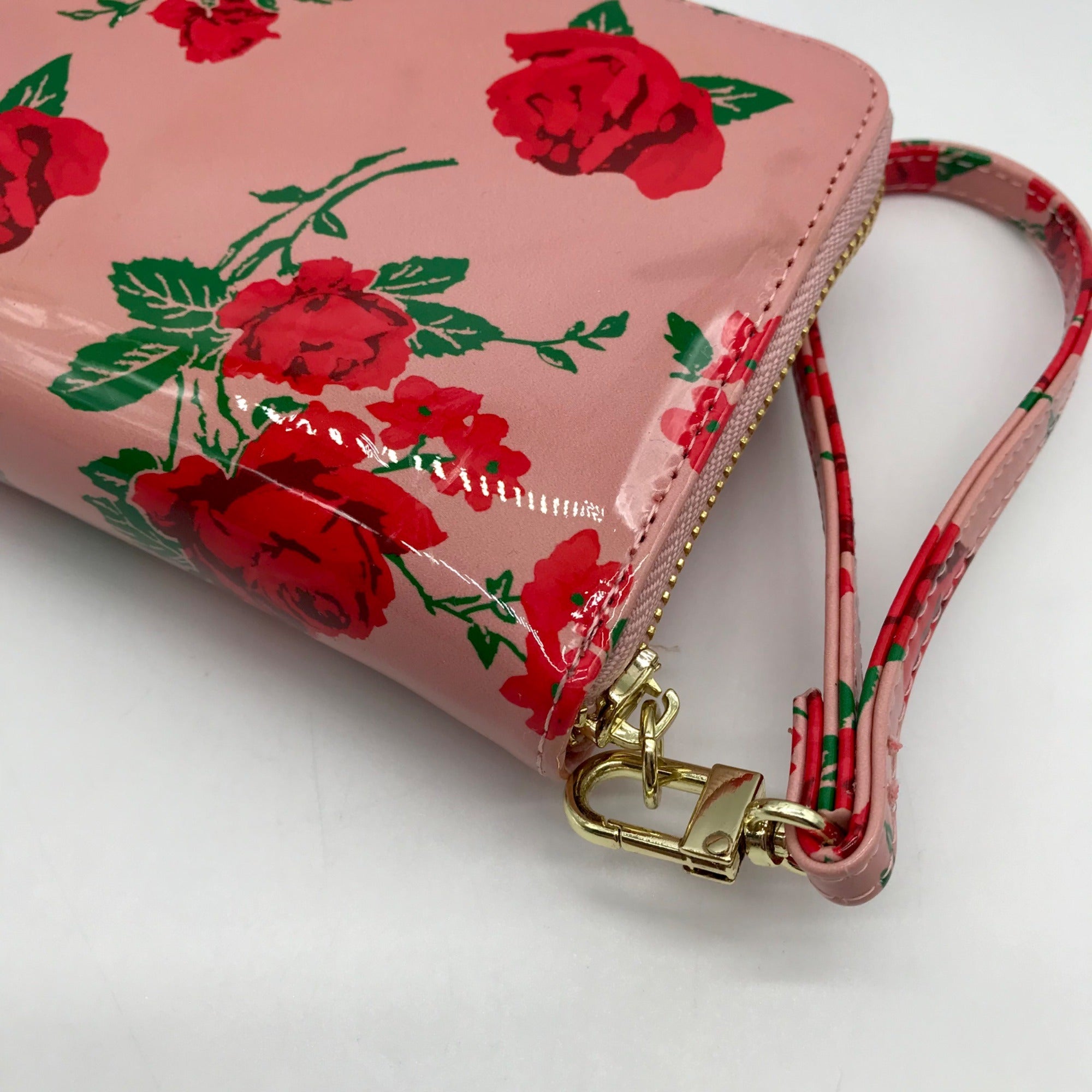 Betsey Johnson Blush Pink Floral Clutch
