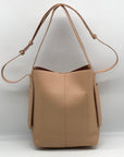 Like Dreams Light Taupe Pebbled Desert Dreamer Tote Bag