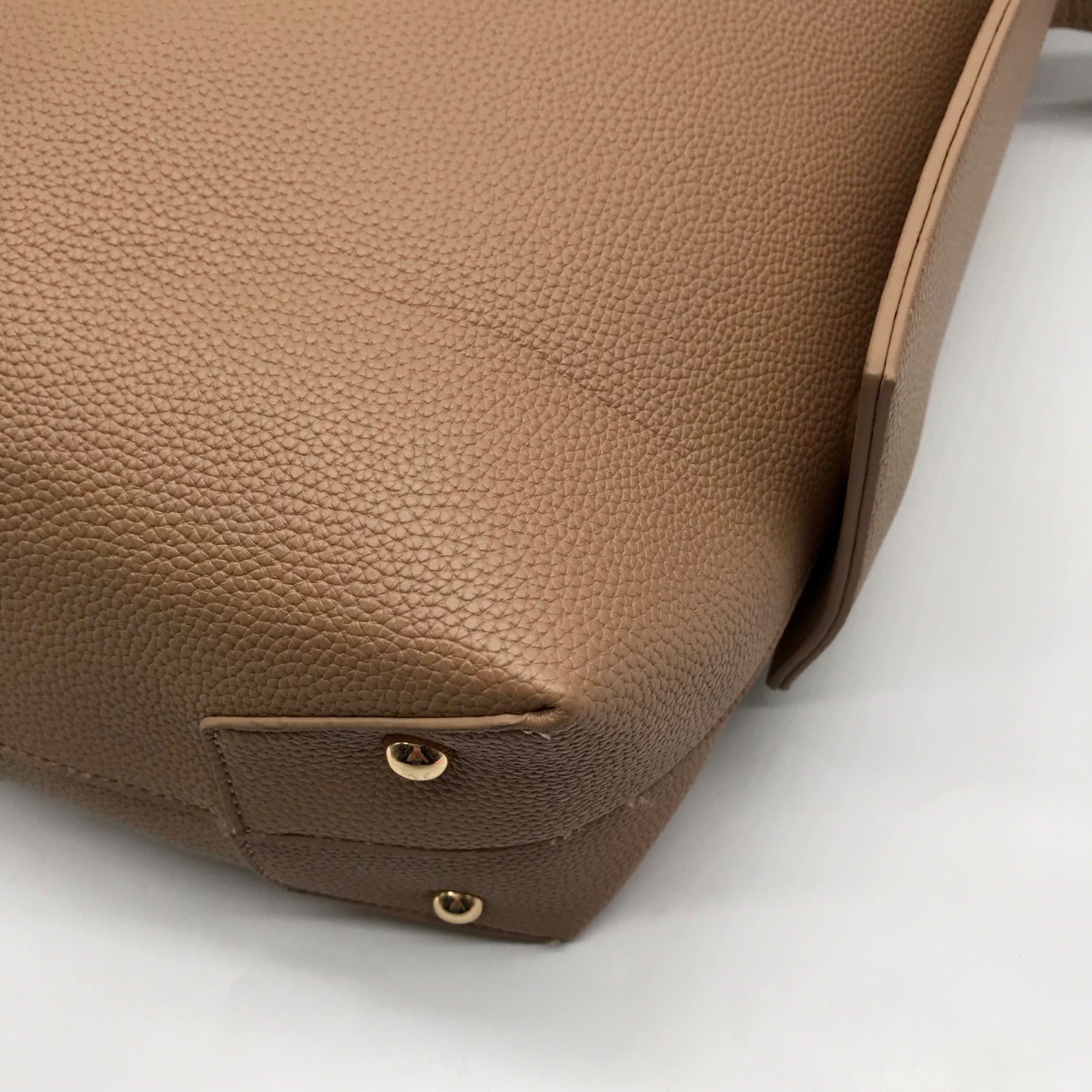 Like Dreams Light Taupe Pebbled Desert Dreamer Tote Bag