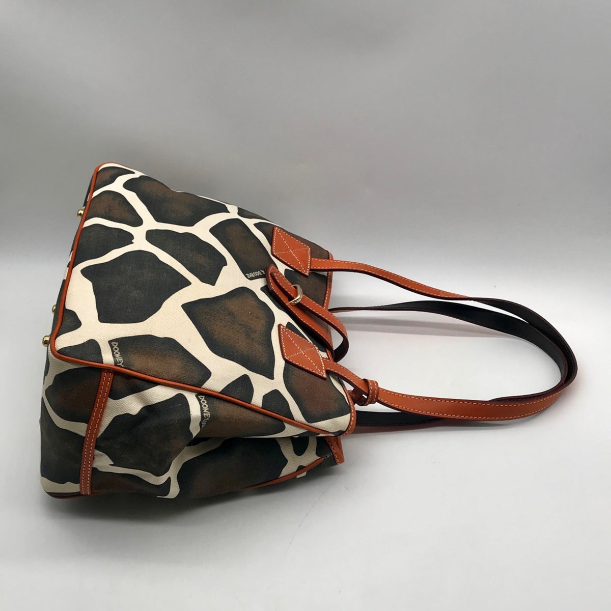 Dooney &amp; Bourke Giraffe Print Canvas Tote Bag