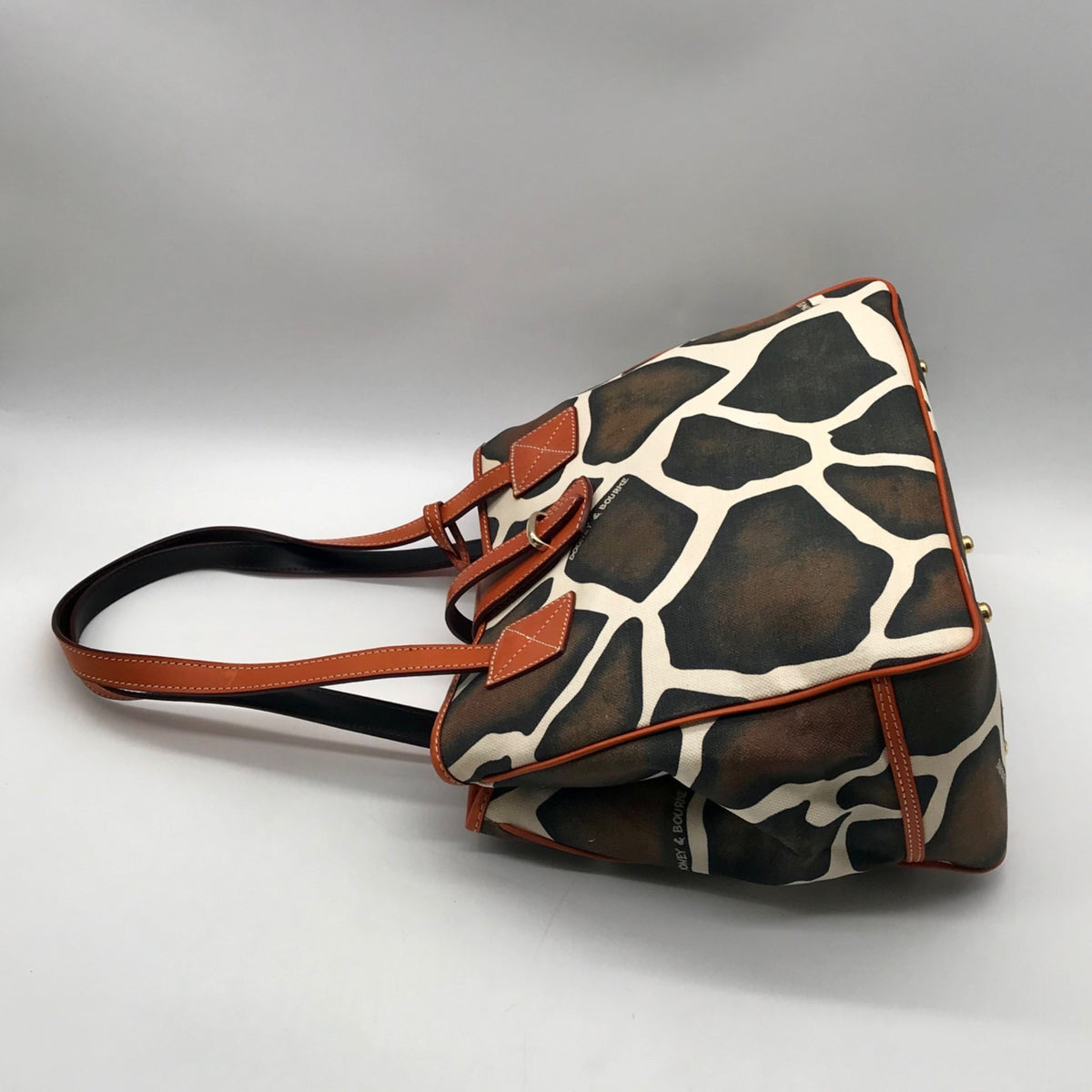 Dooney &amp; Bourke Giraffe Print Canvas Tote Bag
