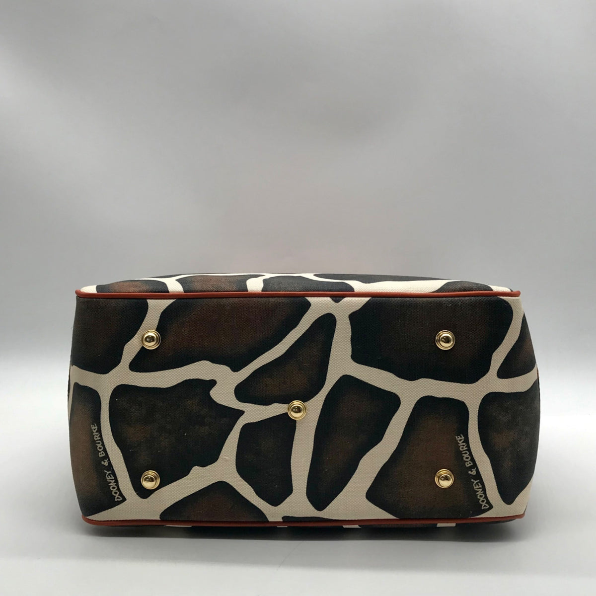 Dooney &amp; Bourke Giraffe Print Canvas Tote Bag