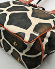 Dooney & Bourke Giraffe Print Canvas Tote Bag