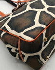 Dooney & Bourke Giraffe Print Canvas Tote Bag