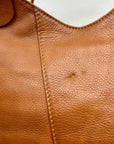 Fendi Brown Leather Devil Shoulder Bag