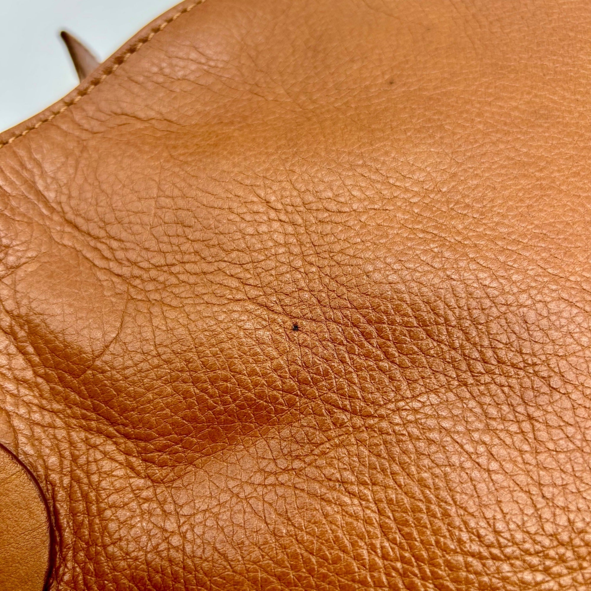Fendi Brown Leather Devil Shoulder Bag