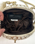 Timmy Woods Handcrafted Ovoid Crossbody Clutch