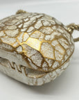 Timmy Woods Handcrafted Ovoid Crossbody Clutch