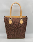 Diane Von Furstenberg Brown Fabric Travel Tote Bag