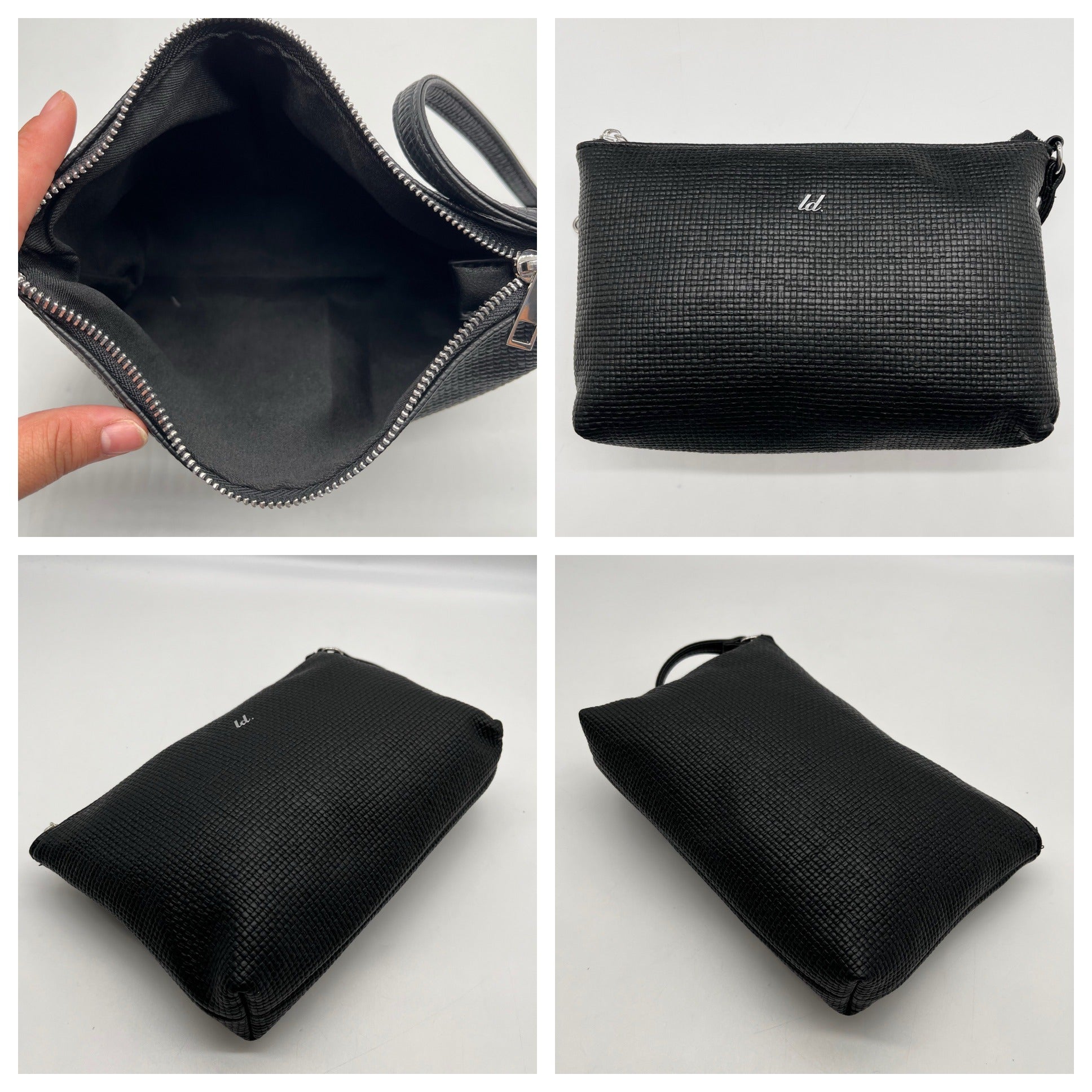Like Dreams Black The Loyalist Maxi Tote Bag With Matching Pouch
