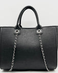 Like Dreams Black The Loyalist Maxi Tote Bag With Matching Pouch