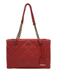 Kate Spade Coral Pink Quilted Leather Emerson Place Phoebe Tote