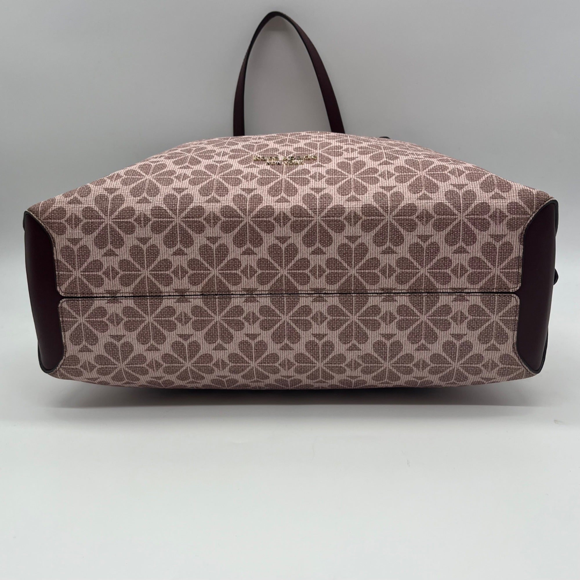 Kate Spade Pink Floral Print Coated Canvas Work Tote