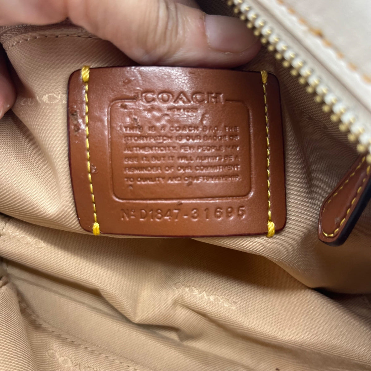 Coach Rose Print Signature Coated Canvas Crossbody Bag- 31695