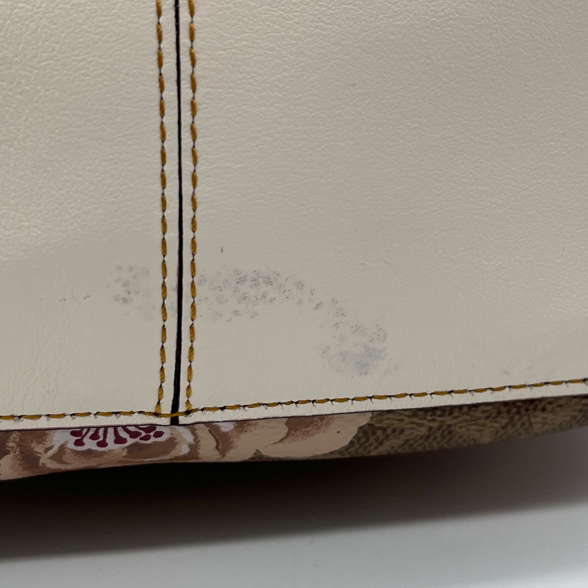 Coach Rose Print Signature Coated Canvas Crossbody Bag- 31695