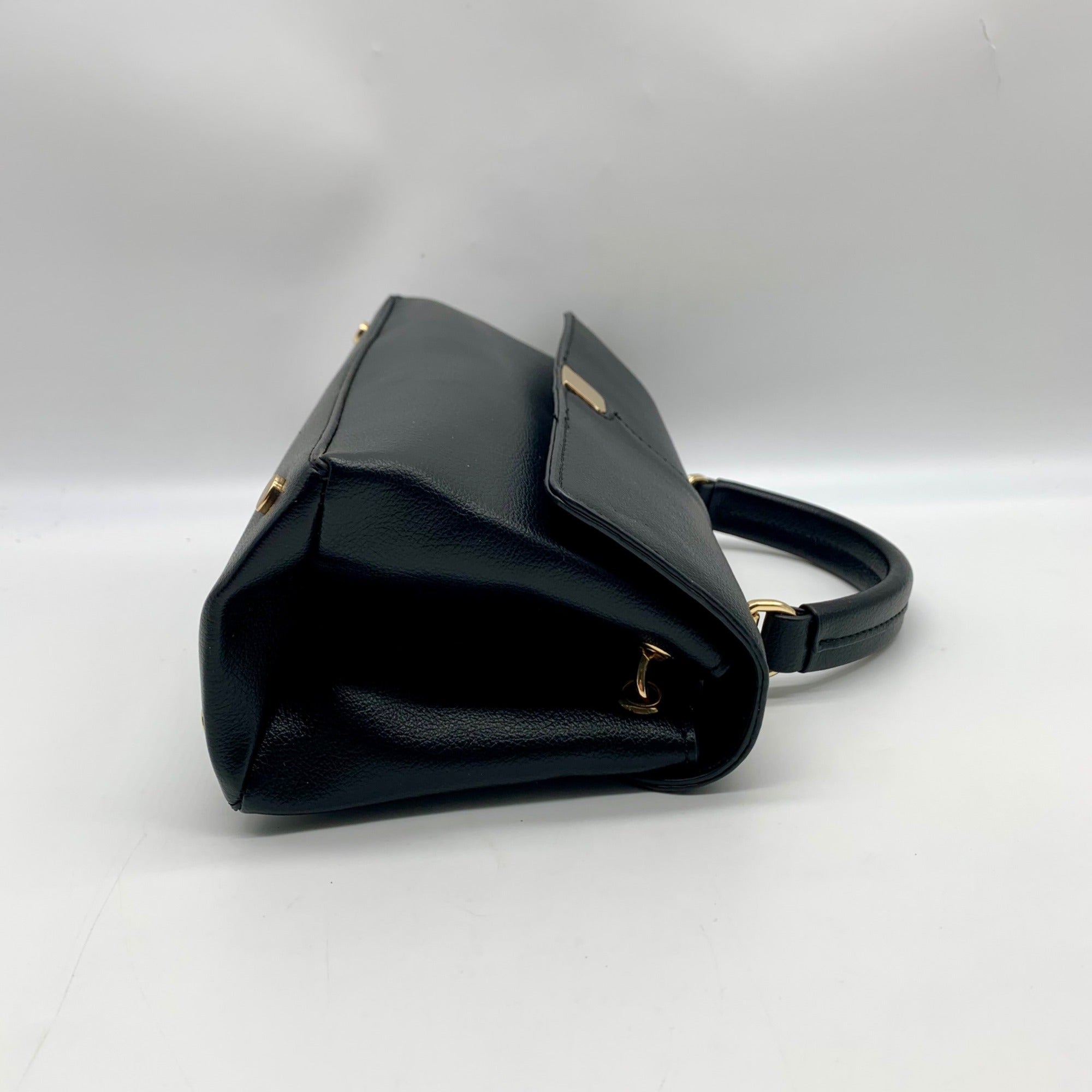 On 34th Black Kristt Solid Top Handle Convertible Satchel Bag