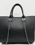 Like Dreams Black The Loyalist Maxi Tote Bag With Matching Pouch