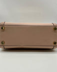 Michael Kors Pink Saffiano Leather Tina TZ Satchel Bag