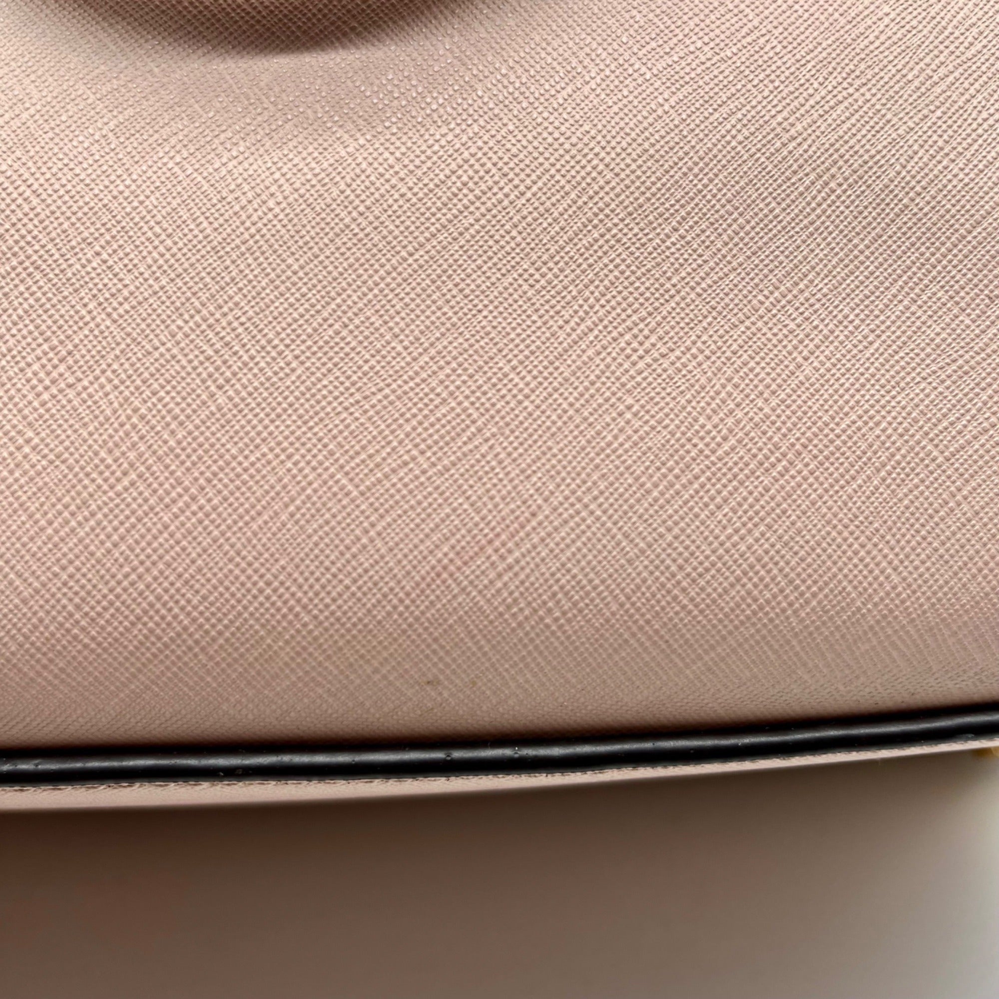 Michael Kors Pink Saffiano Leather Tina TZ Satchel Bag