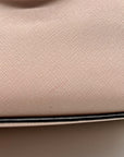 Michael Kors Pink Saffiano Leather Tina TZ Satchel Bag