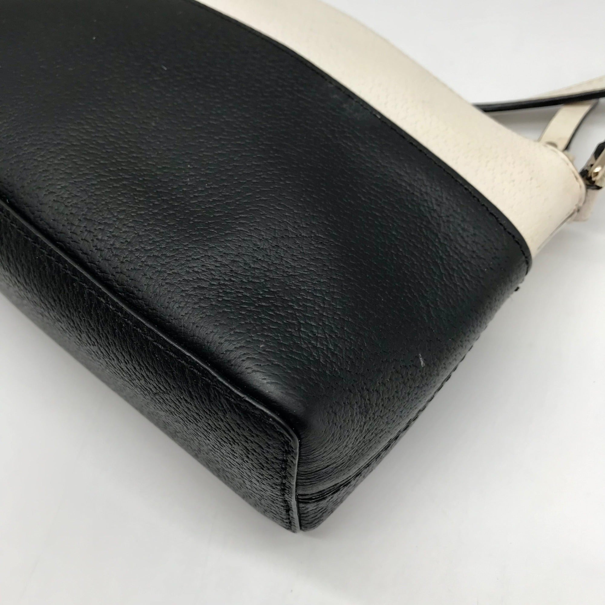 Kate Spade Black And White Leather Millie Grove Street Crossbody