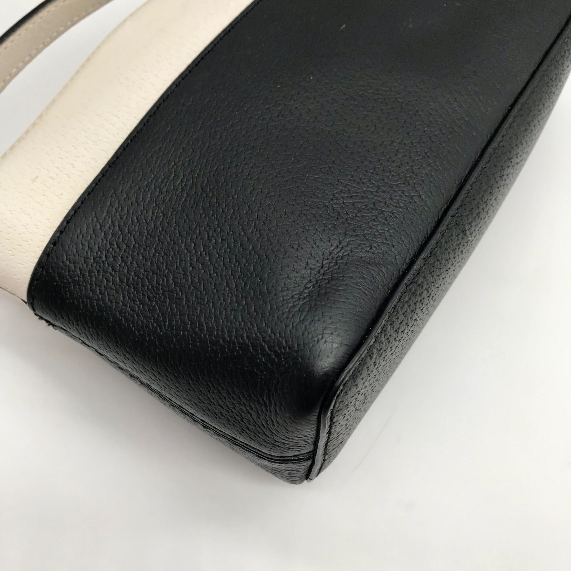 Kate Spade Black And White Leather Millie Grove Street Crossbody