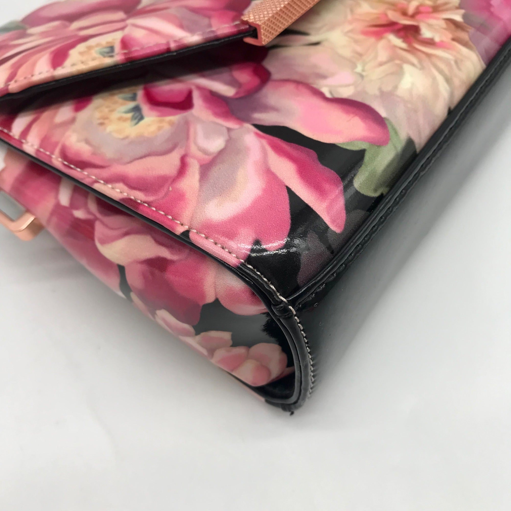 Ted Baker Pink Paige Painted Posie Shoulder Bag