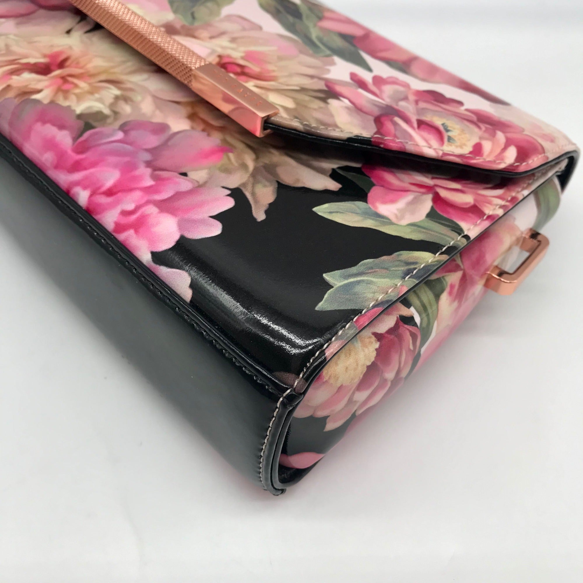 Ted Baker Pink Paige Painted Posie Shoulder Bag
