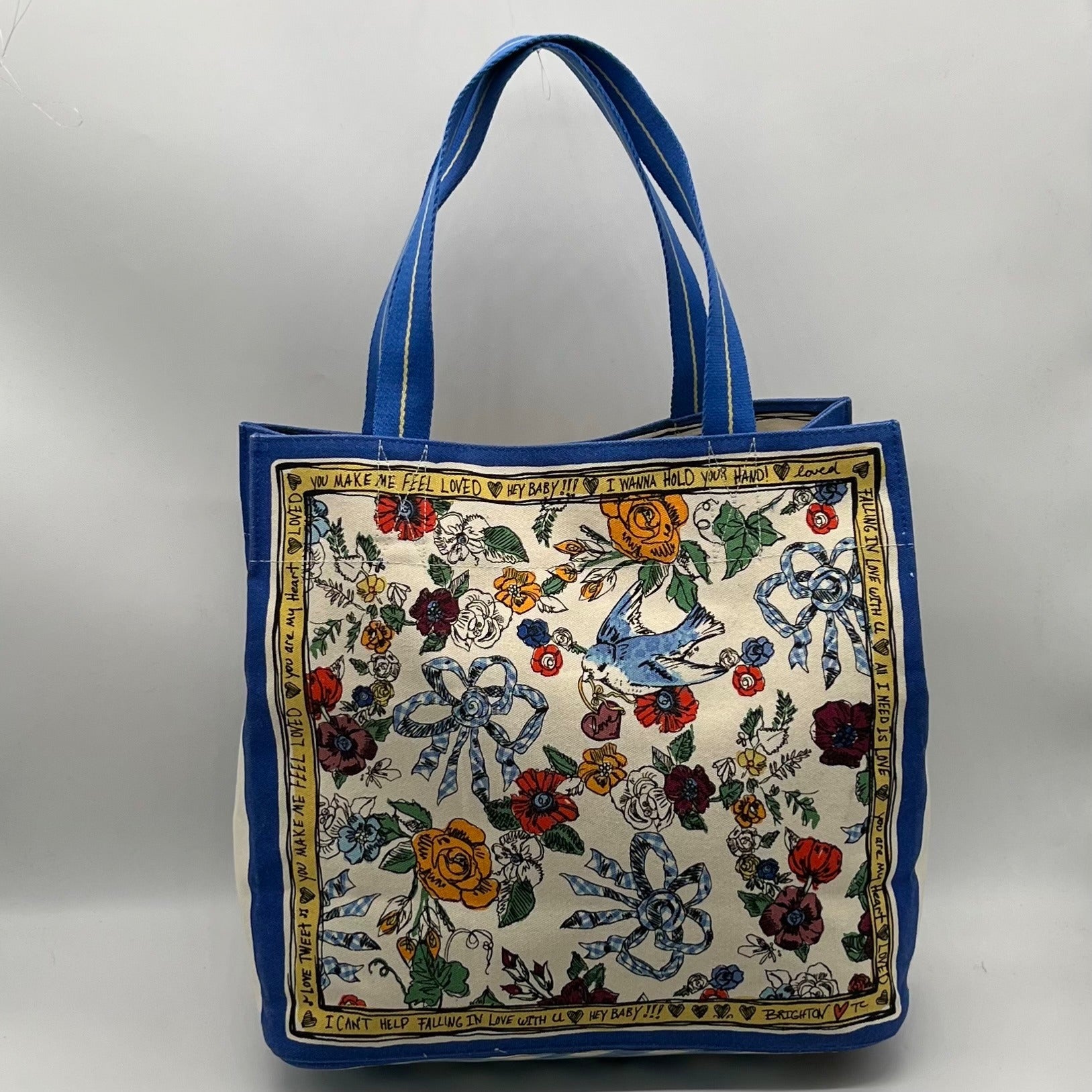 Brighton Tied With Love Canvas Tote Bag