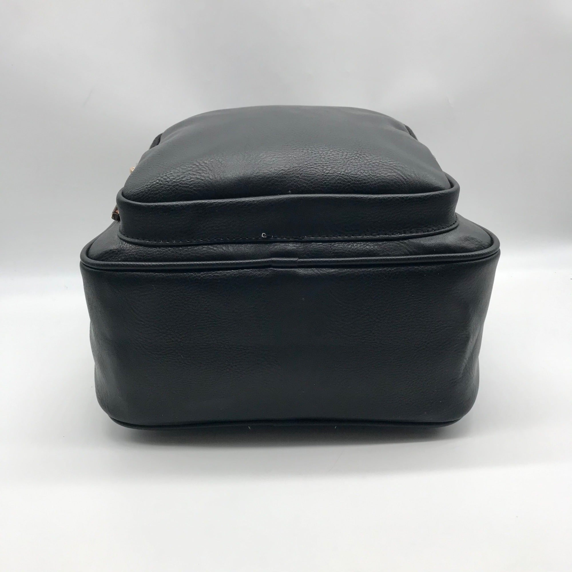 Guess Black Faux Leather Rylan Backpack